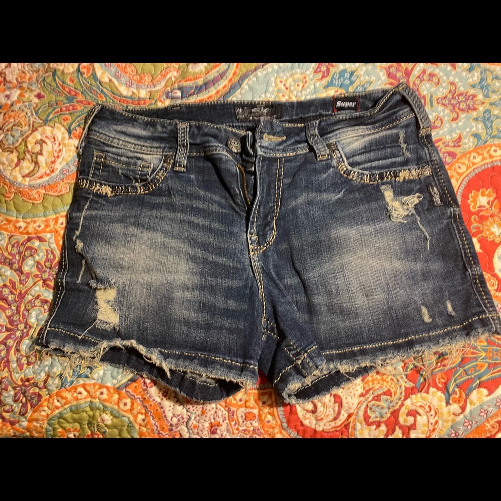 Silver shorts